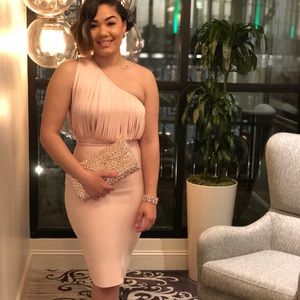 Nude/Pink Bandage dress